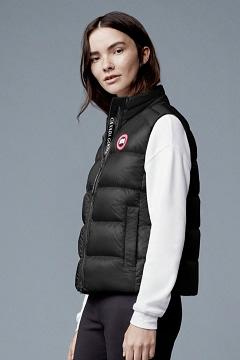 Chamarras Canada Goose Mujer Outlet - Cypress Chalecos Negros XI1495836